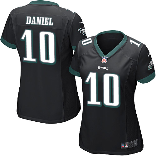 Women's Elite Chase Daniel Nike Jersey Black Alternate - #10 NFL Philadelphia Eagles